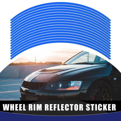 16 x Wheel Rim Sticker Strips 17in for Universal