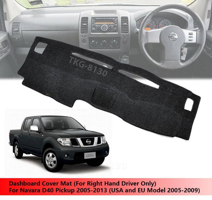 Dashboard Mat Cover for Nissan Navara D40 (2005-2009)
