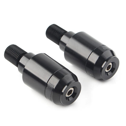 Black CNC Handlebar Grips & Plug Ends for Yamaha XSR900 (2016-2023)
