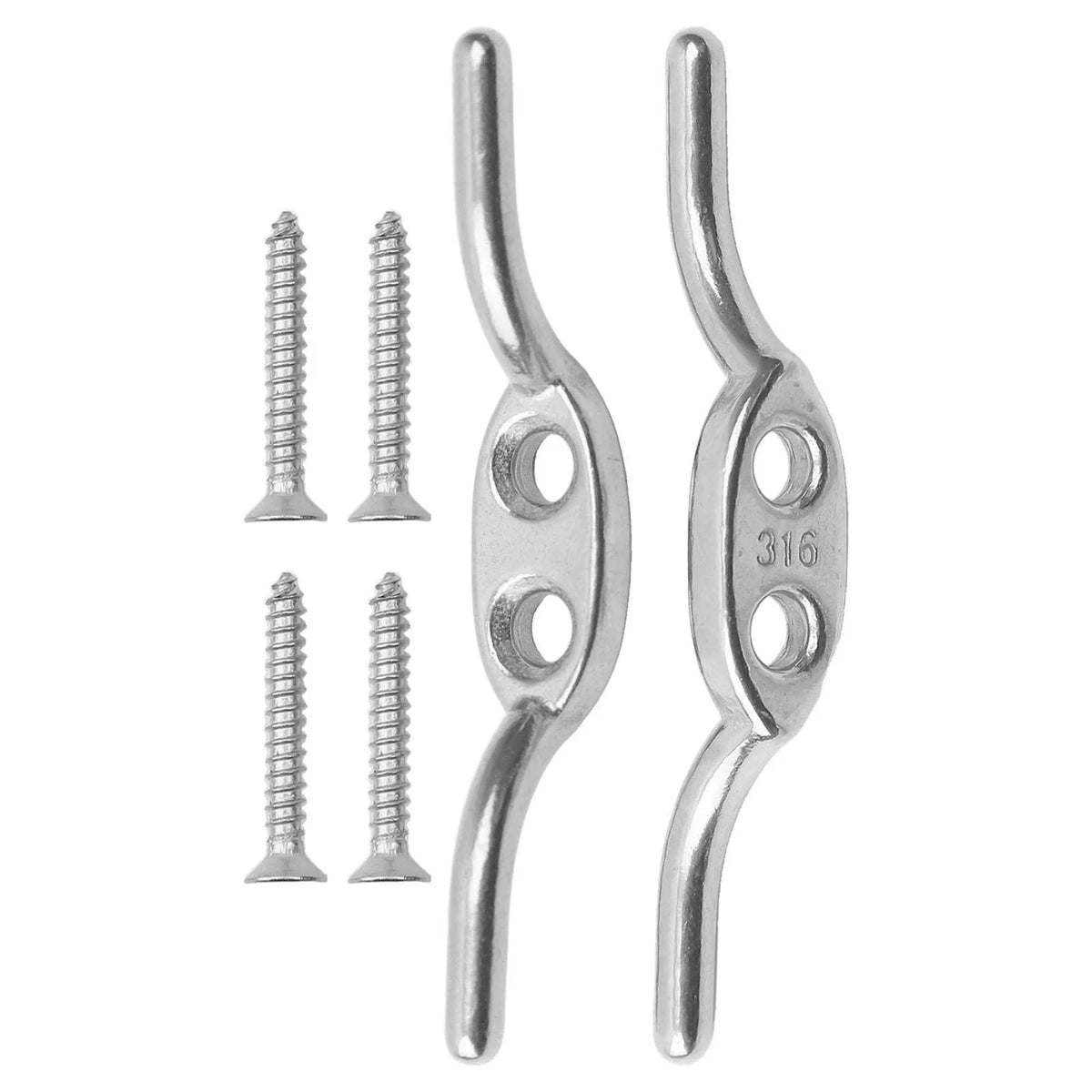 Convenient Design Marine Boat Flagpole Cleat Hook 2.5 Inch Rust Resistant