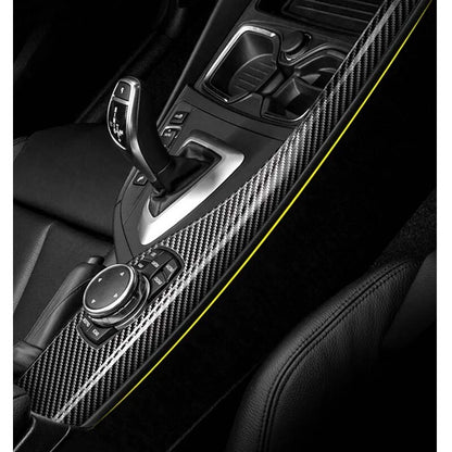 DRY Carbon Fiber Center Console Gear Shifter Panel Trim For BMW 1/2 Series 220i