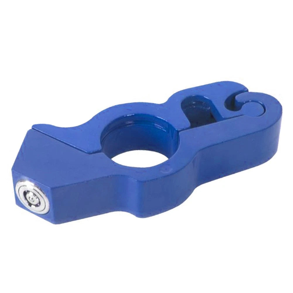 Blue Motor Handlebar Lock Anti-Theft Grip for Bike Scooter ATV