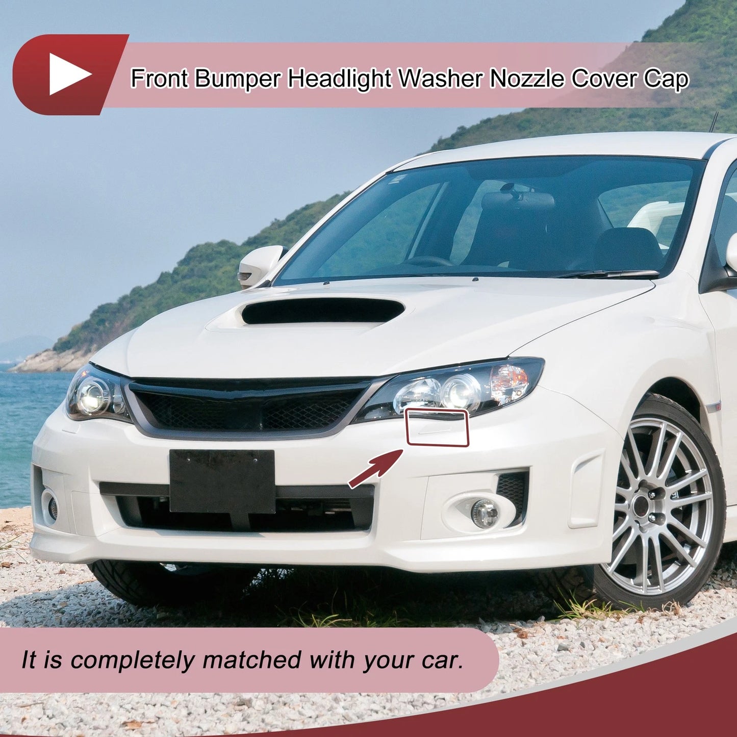 Front Left Washer Nozzle Cover for Subaru Legacy (2010-2014)