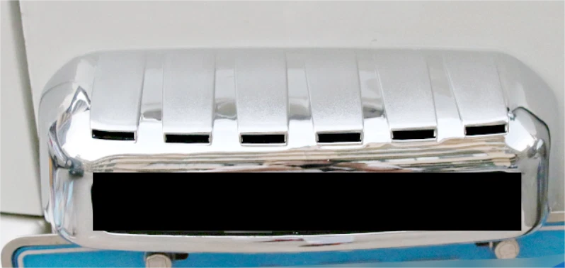 Chrome Rear License Plate Frame Cover Trim for Toyota Prado FJ120 (2003-2009)