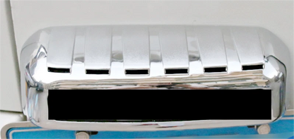 Chrome Rear License Plate Frame Cover Trim for Toyota Prado FJ120 (2003-2009)