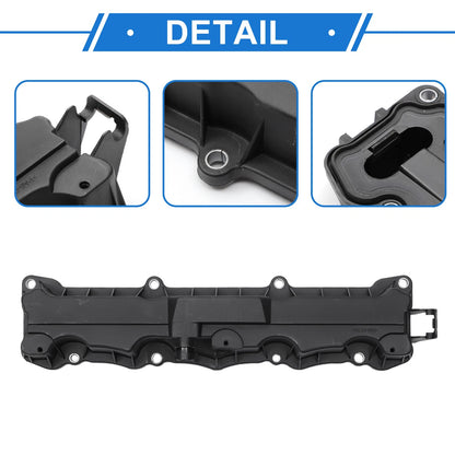 Engine Valve Cover for Peugeot 207 (2008-2013) Plastic 1 Pcs