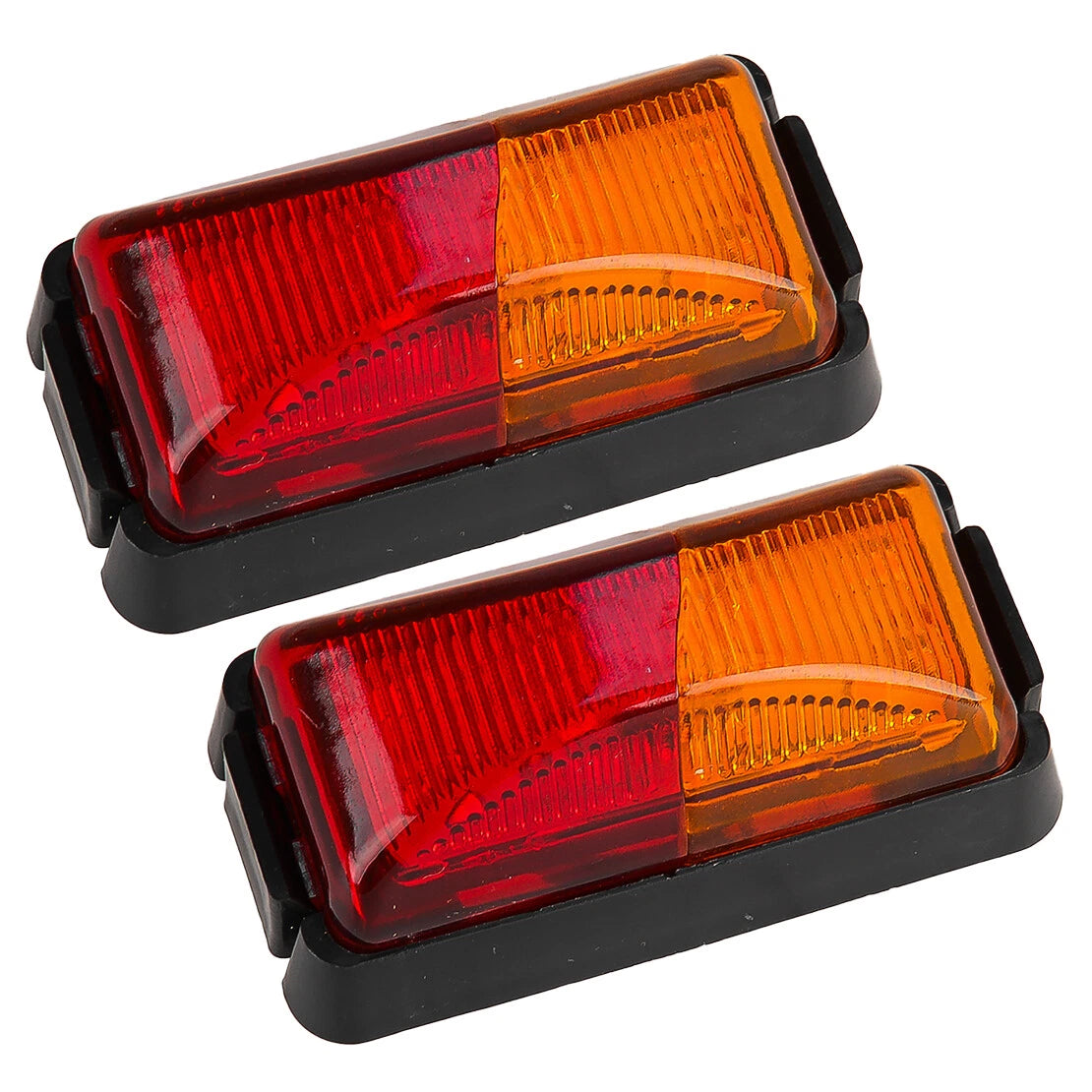 6x LED Side Marker Lights for Truck Trailer Clearance Amber Red
