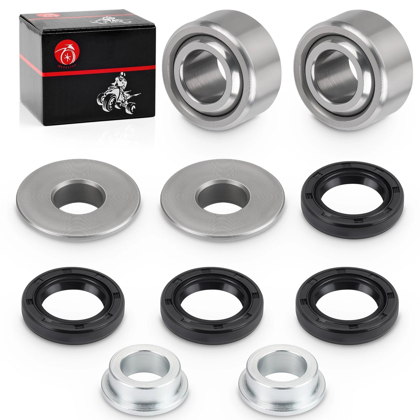 Rear Shock Bearing Seal Rebuild Kit for Yamaha IT200 / TT350 (1984–1987)