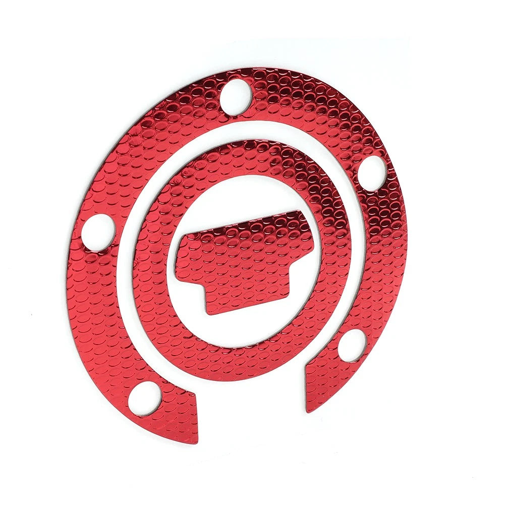Red Gas Tank Fuel Cap Cover Protector Pad Sticker for Yamaha R1 R6 FZ1