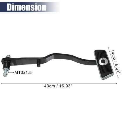 Power Brake Pedal Replacement for Ford Mustang (1967-1969) Black