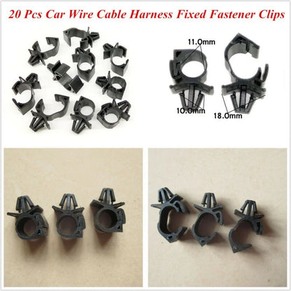 20 Pcs Wrap Cable Oil Pipe Fastener for Car Parts Accessories Interior New
