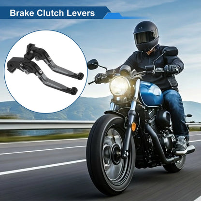 1x Adjustable Short Long Brake Clutch Lever for Kawasaki Z1000SX (2017–2020)