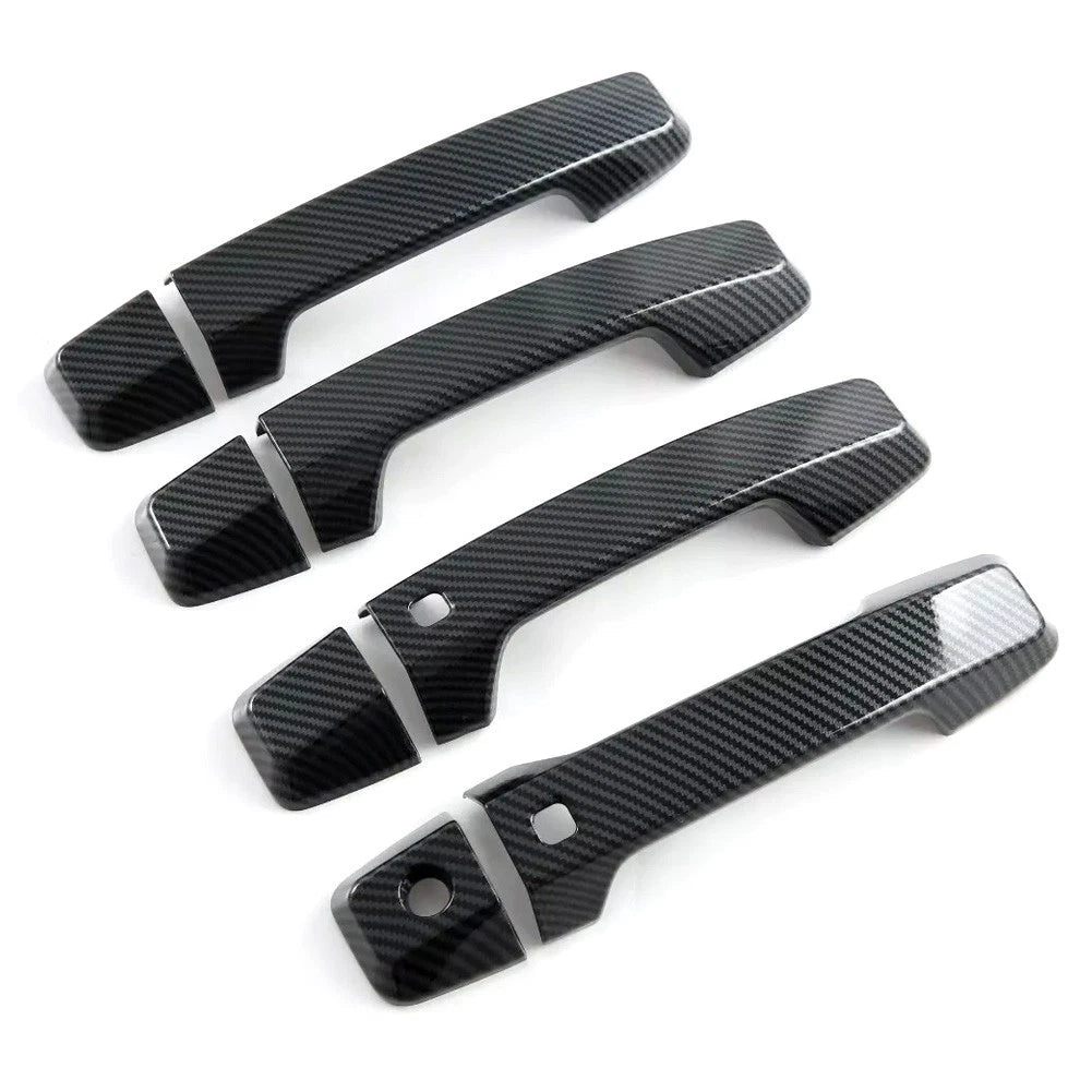 Carbon Fiber ABS Exterior Door Handle Covers for Mitsubishi Triton MV (2024)