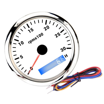 85MM Engine Tachometer Gauge Hourmeter for Car Truck Boat Tractor