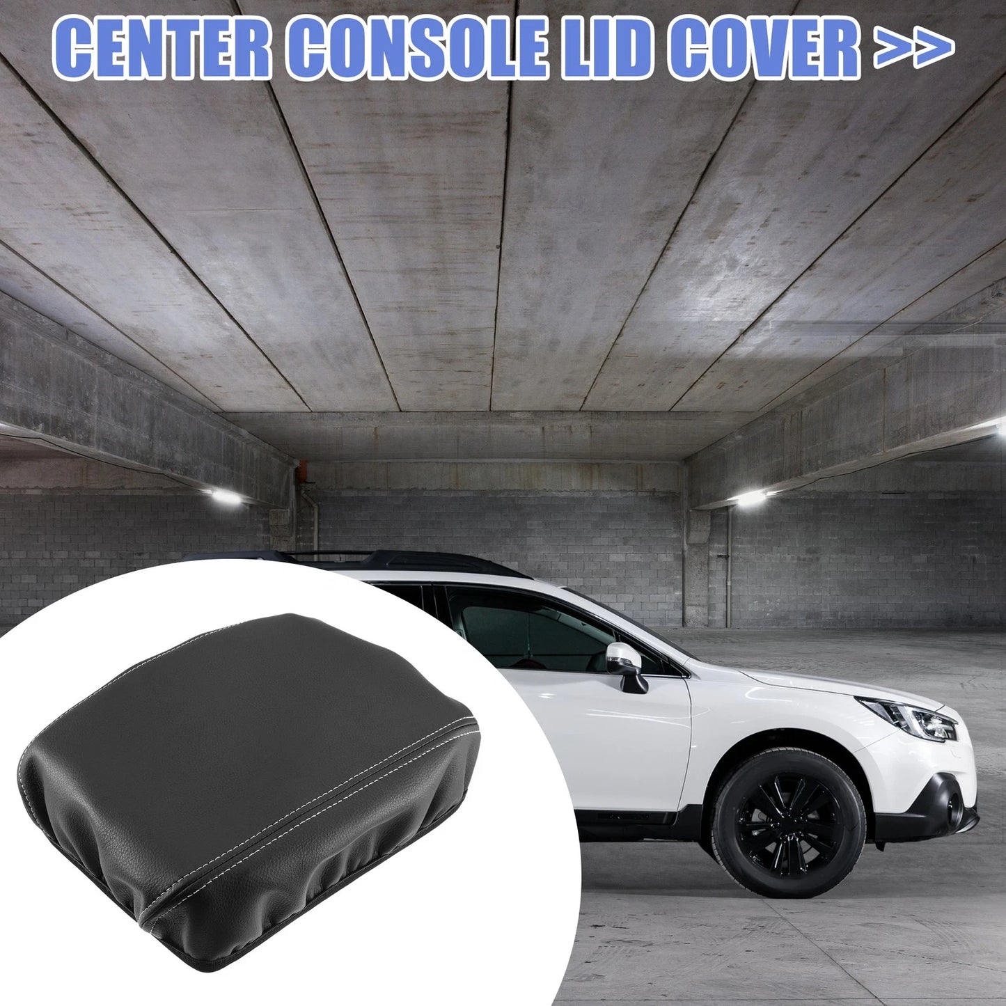 Faux Leather Center Console Armrest Cover for Subaru Outback (2010-2023)