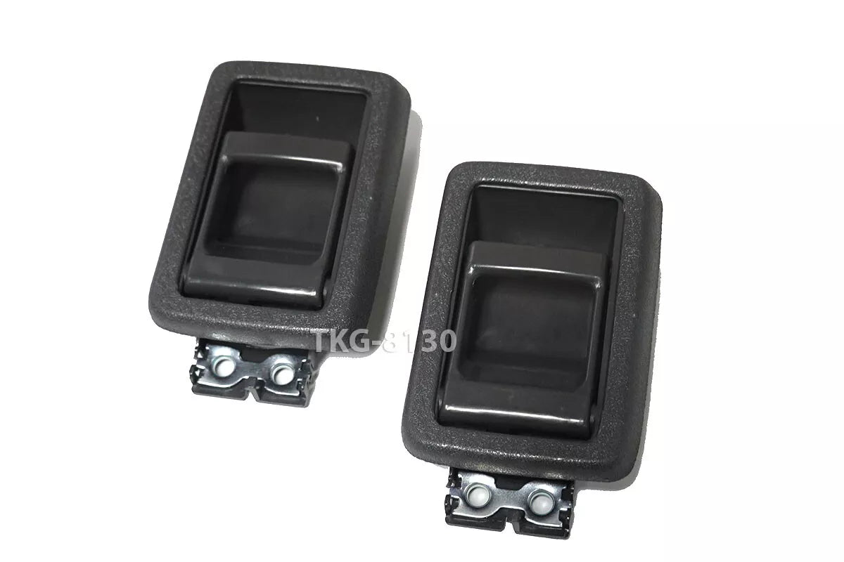 Interior Door Handle 2 x Gray for Nissan D21 Pickup/Pathfinder (1987-1995)