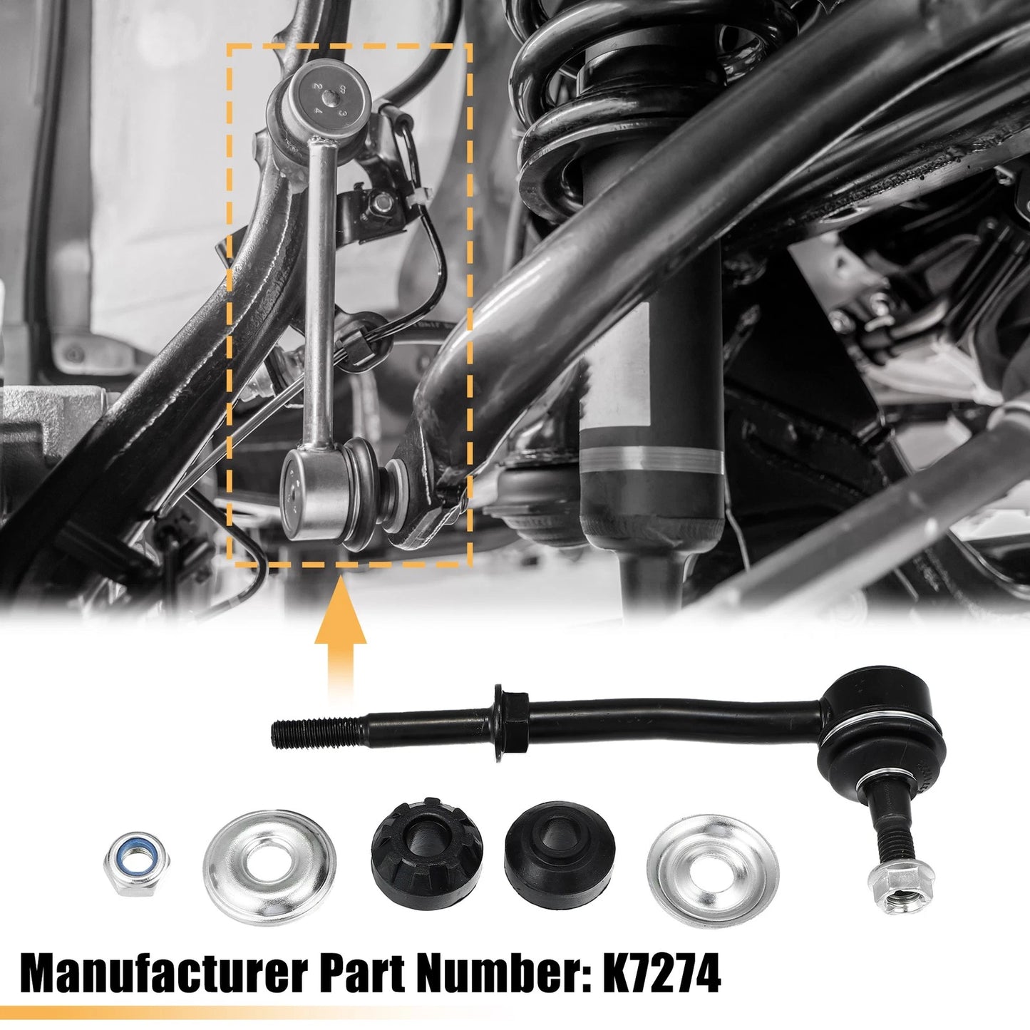 Front Stabilizer Sway Bar Links for Dodge Dakota Durango (1999-2003)