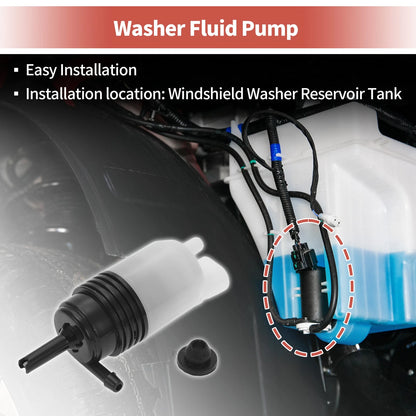 Windshield Washer Pump w/ Grommet for GMC Envoy XL