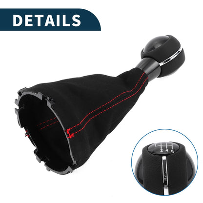 6 Speed Gear Shift Knob & Cover for Mini Cooper F55 F56 Hatchback (2014-2023)