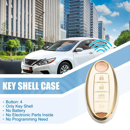 Silicone Key Fob Case Cover for Nissan Altima, Sentra, Maxima (2013-2023)