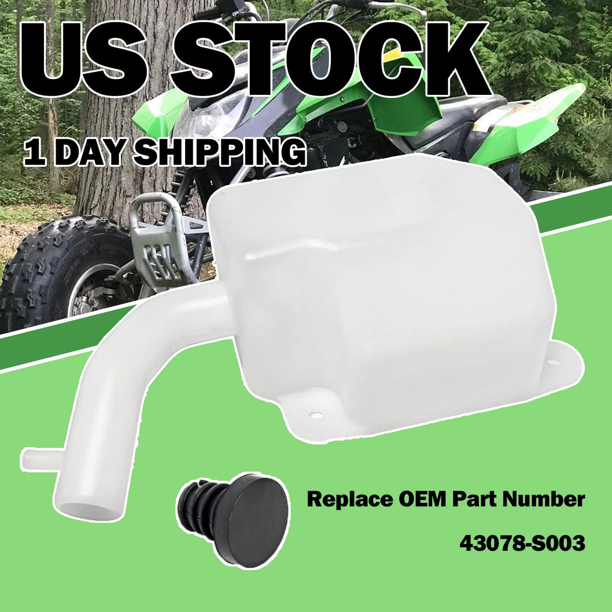 Radiator Reservoir for Suzuki Kawasaki Arctic Cat