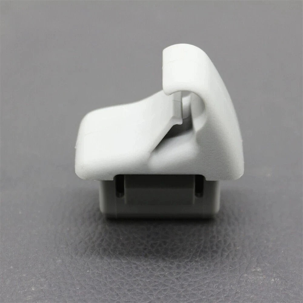 Sun Visor Holder Clips Grey for Mitsubishi Lancer, Outlander, ASX