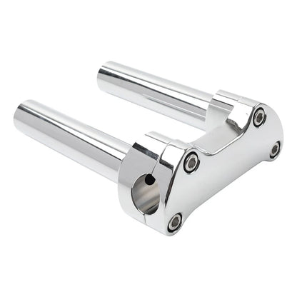 Chrome 6" Handlebar Riser 1" Top Clamp for Harley Road Glide, King, Dyna, Softail