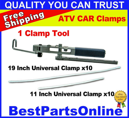 Band and Buckle Clamps / 21 pcs / CV Half Shaft Boot Band for ATV