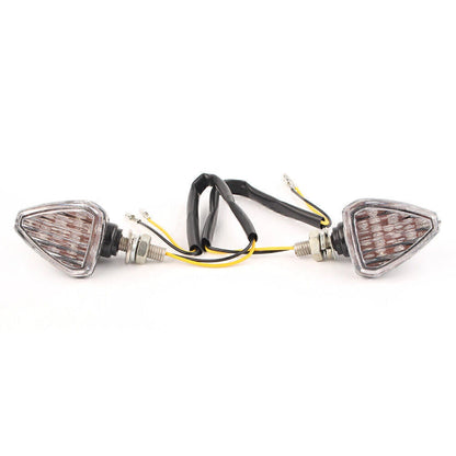 Clear LED Amber Turn Signal Lights for Suzuki Motorcycle