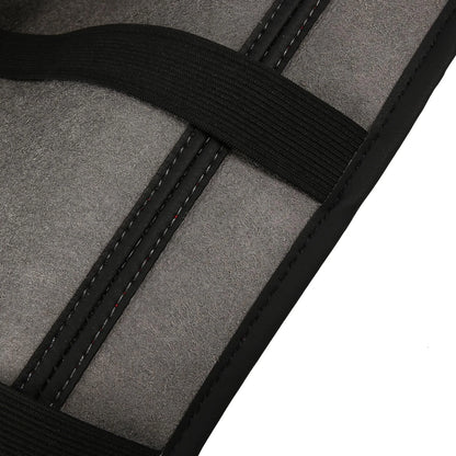 Black PU Leather Armrest Seat Box Cover for Toyota RAV4 (2019-2022)
