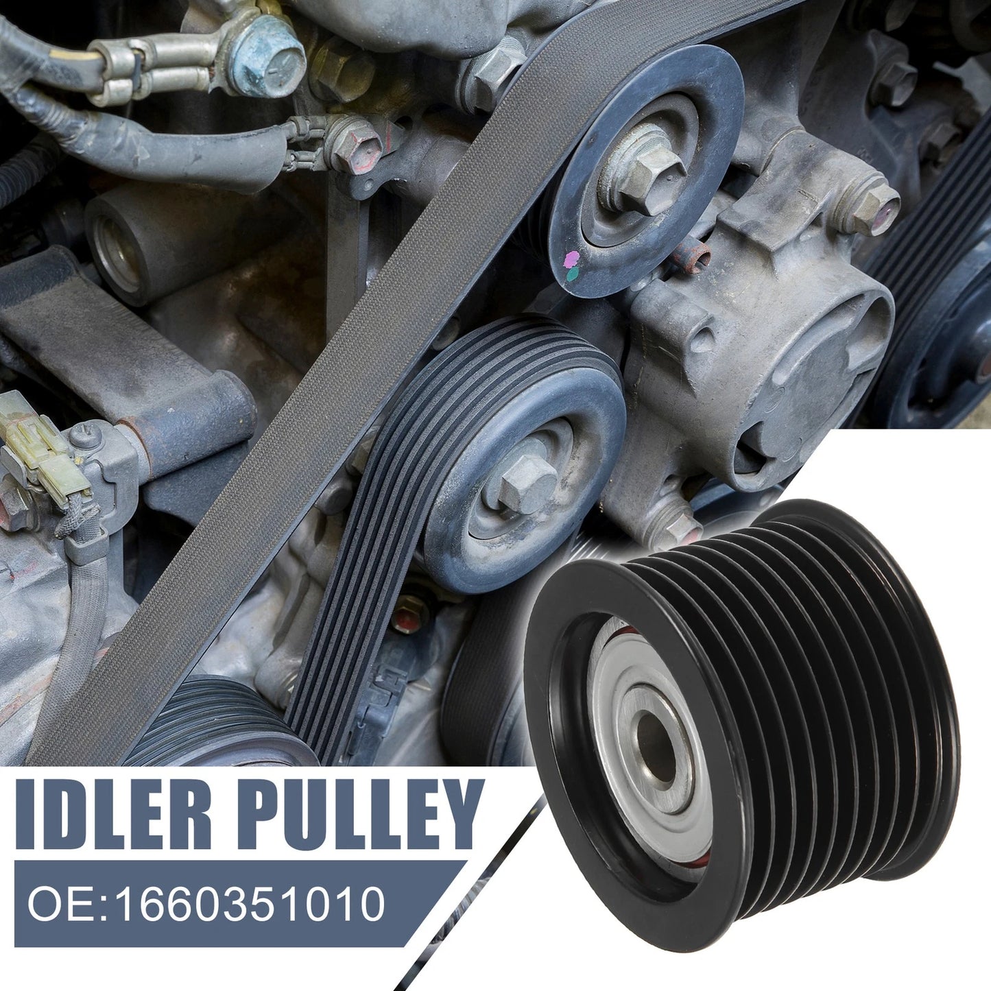 Drive Belt Idler Pulley for Toyota Lexus (2000-2006)