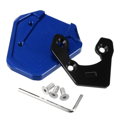 Motorcycle Kickstand Plate Pad for Suzuki GSXS 750 (2017-2022) Black Blue