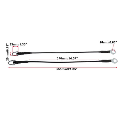 Rear Tailgate Cables for Ford F-100 F-150 F-250 F-350 (1987-1997)