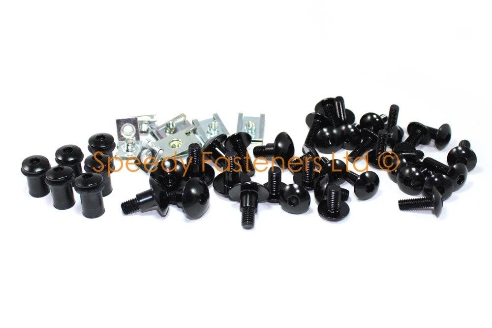 Bolt Screws Black Aluminium Fairing & Screen for Suzuki GSX-R 1000 (2009–2016)