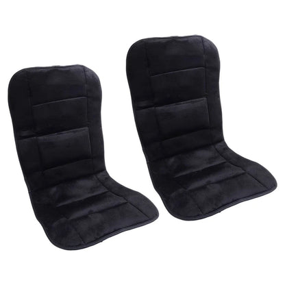 2 x Front Seat Cushion Covers for Car - Winter Seat Mat