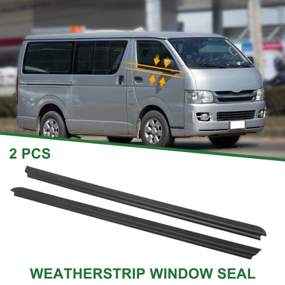Front Left & Right Weatherstrip Window Seal for Toyota Hiace (2005-2023)