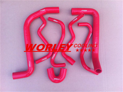RED silicone hose for HOLDEN Commodore VY V6, Statesman WK V6 (2002-2004)