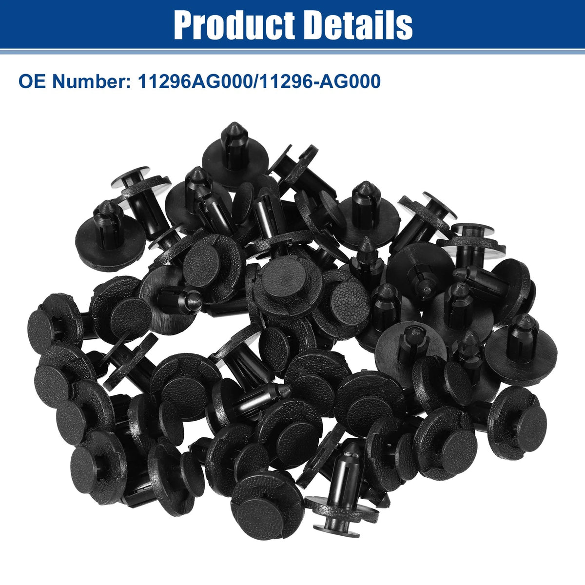 50pcs Front Bumper Radiator Support Clips for Infiniti FX35 (2003-2008)