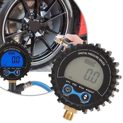 Digital Tire Pressure Gauge for Cars with LCD Screen and Multiple Units