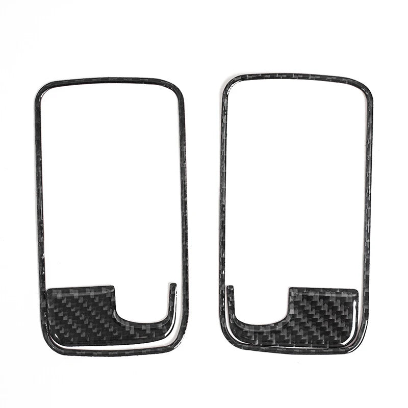 Dry Carbon Fiber Interior Door Handle Bowl Trim for Dodge Challenger (2008-2014)