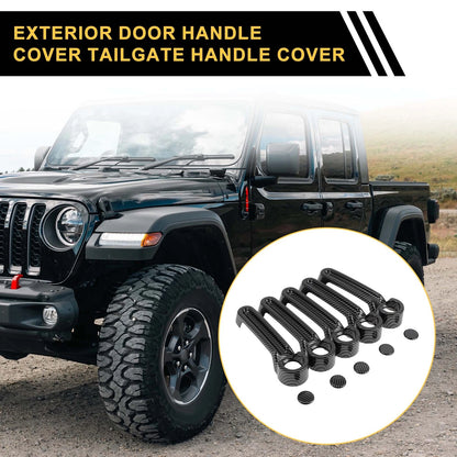 Exterior Door Handle Cover Set for Jeep Wrangler JK JKU (2007-2018)