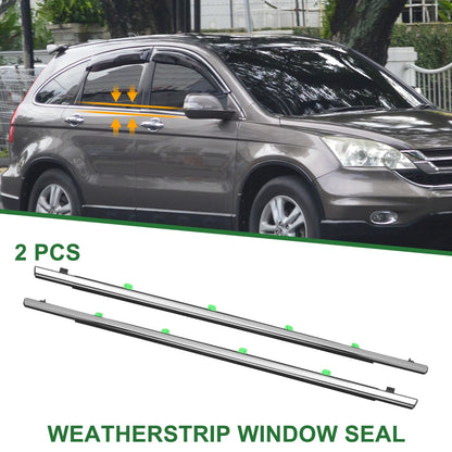2 x Rear Left & Right Weatherstrip Window Seals for Honda CR-V (2017-2023)