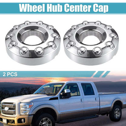 2 x Front Wheel Center Hub Caps Covers for Ford F450 F550 (2000-2023)