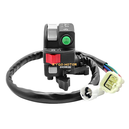 Left Handlebar Switch Start/Stop Headlight for Yamaha Grizzly YFM350 (2007–2011)