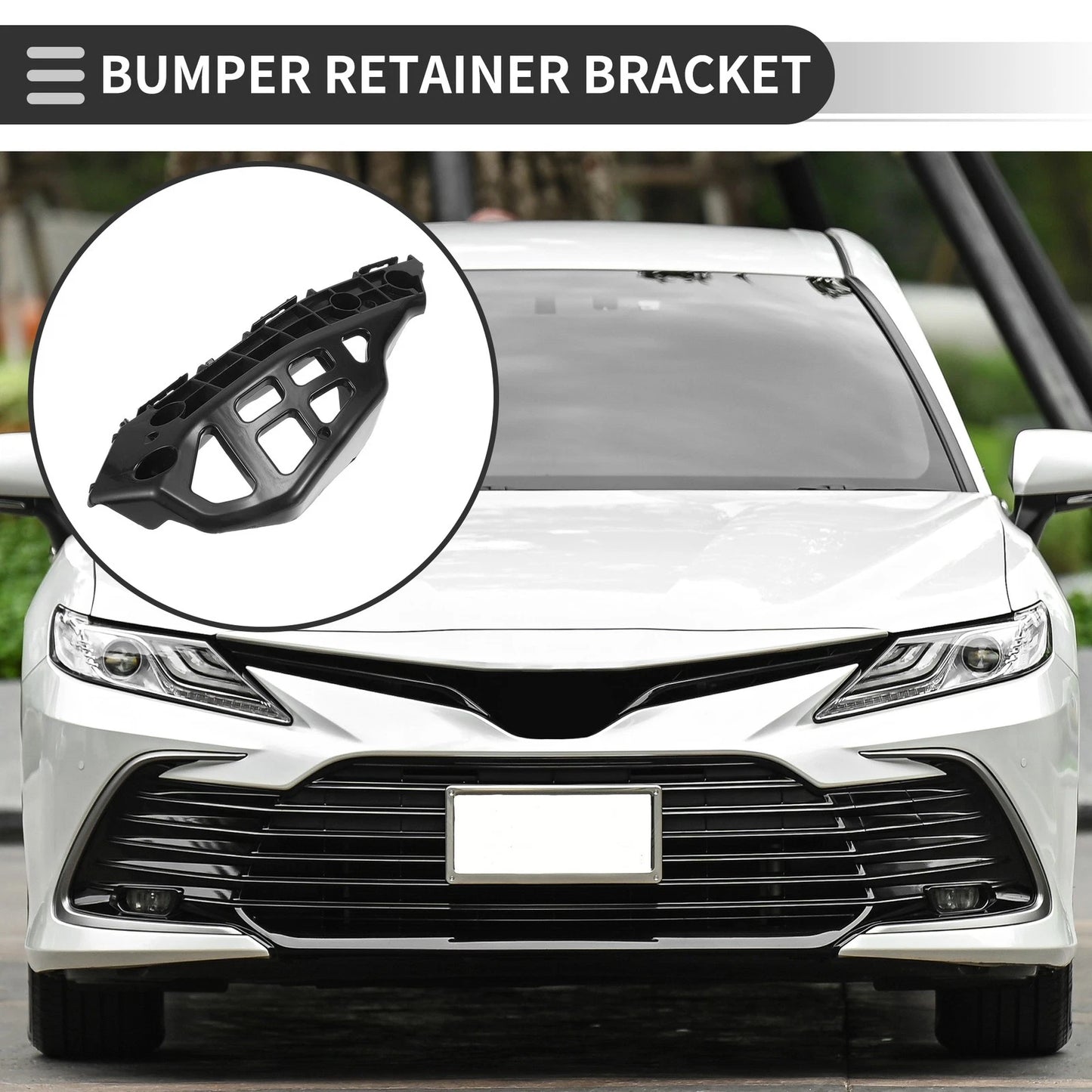Left Front Bumper Retainer Bracket for Toyota Corolla iM (2017-2018)