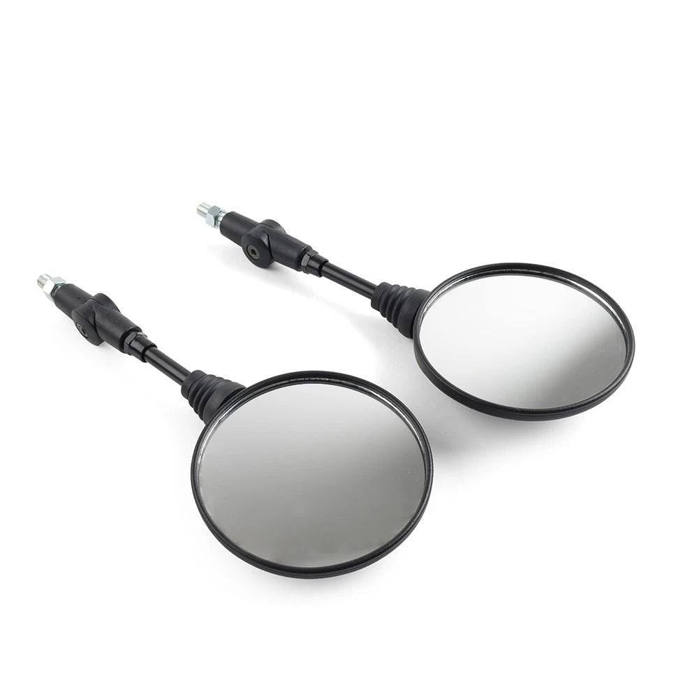 Universal 10mm Folding Side Rearview Mirrors for Dirtbike Motorcycle