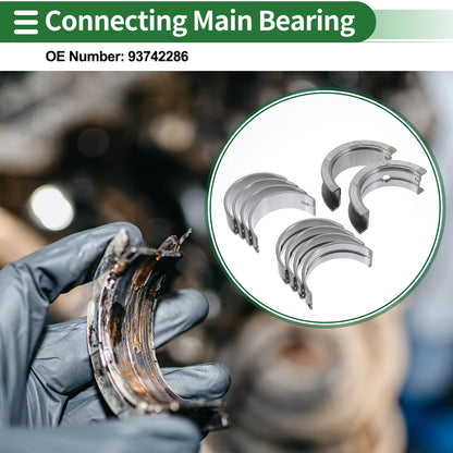 10 x Main Bearing Set for Hyundai Accent (1995-2011)