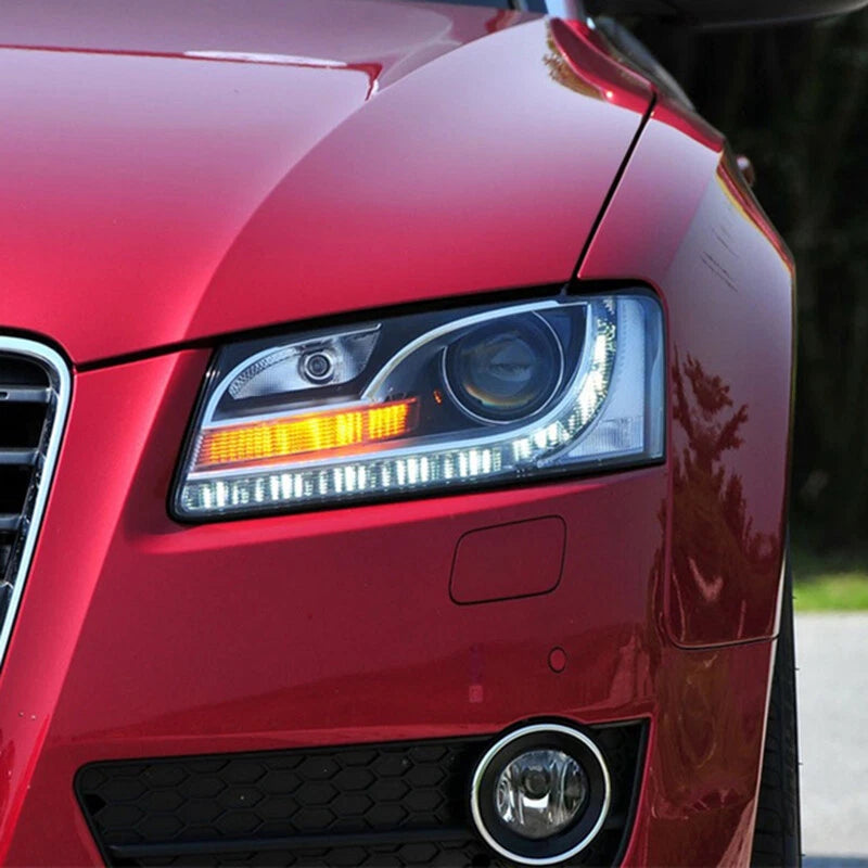 Headlight Cover Lens for 2008-2012 Audi A5 S5 - 2 x Clear (2008-2012)