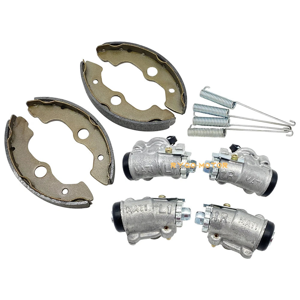 4 x Front Brake Wheel Cylinders With Shoes for Honda Foreman 400 TRX400FW 4x4