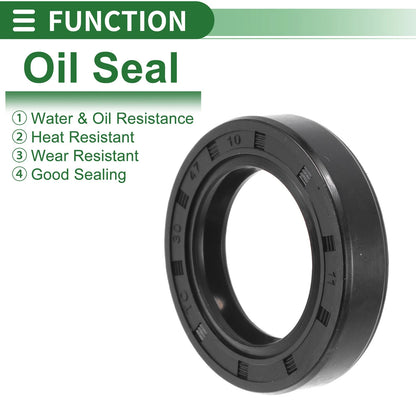 Oil Seal 30x47x10mm 5 x Seal Ring Rotary Shaft NBR Rubber
